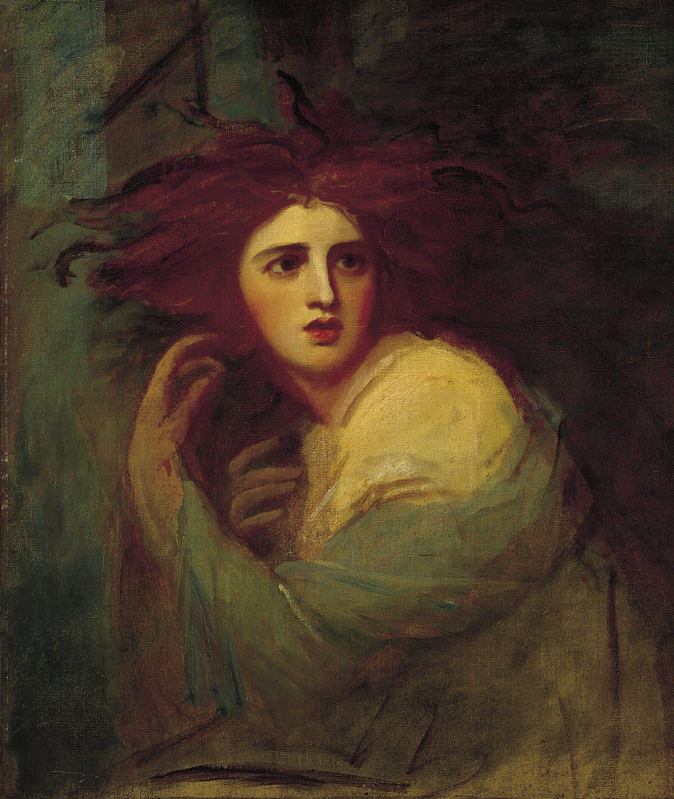 Lady Hamilton As ‘Medea', vintage artwork by George Romney, 12x8" (A4) Poster