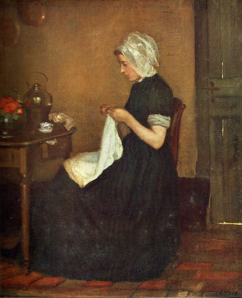 The Seamstresses by Ernst Oppler,A3(16x12")Poster