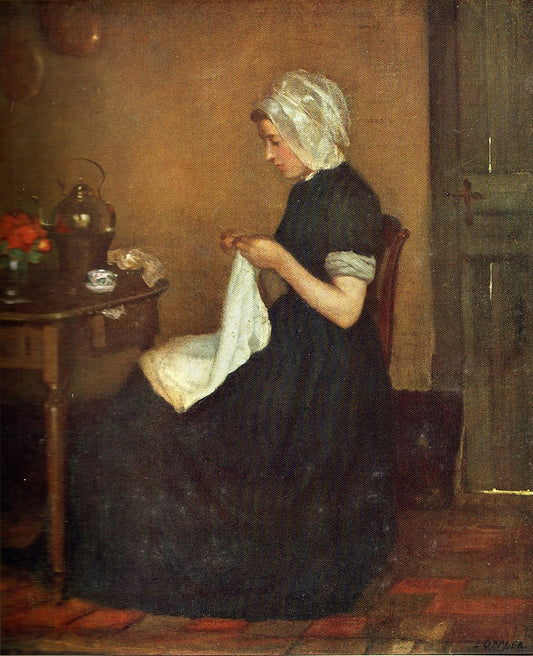 The Seamstresses by Ernst Oppler,A3(16x12")Poster