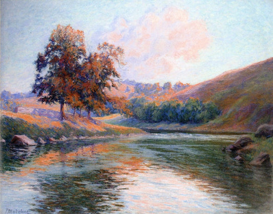 The Valley of the Creuse, vintage artwork by Paul Madeline, 12x8" (A4) Poster