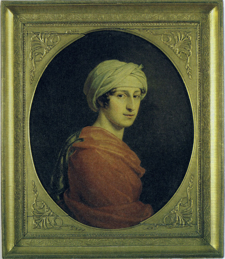 Antonie Brentano, vintage artwork by Joseph Karl Stieler, 12x8" (A4) Poster