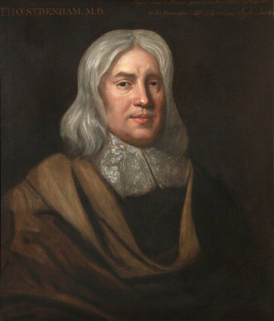 Thomas Sydenham (1624–1689), vintage artwork by John Jackson, 12x8" (A4) Poster