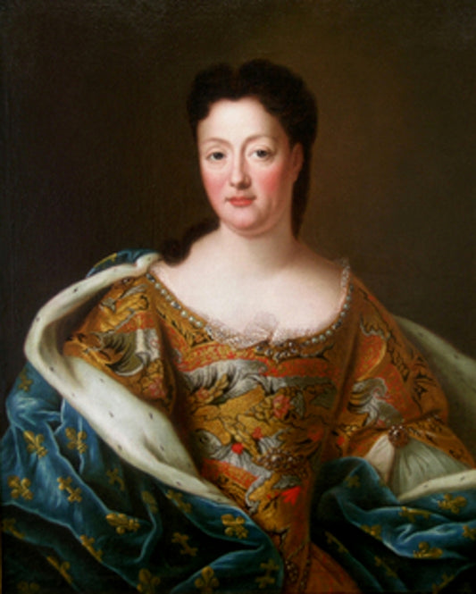 Elisabeth Charlotte d'Orleans, vintage artwork by Pierre Gobert, 12x8" (A4) Poster