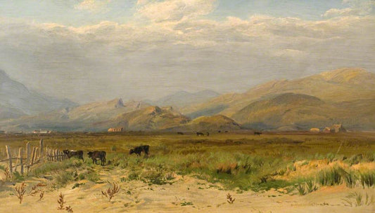 Near Harlech, vintage artwork by Henry Moore, 12x8" (A4) Poster