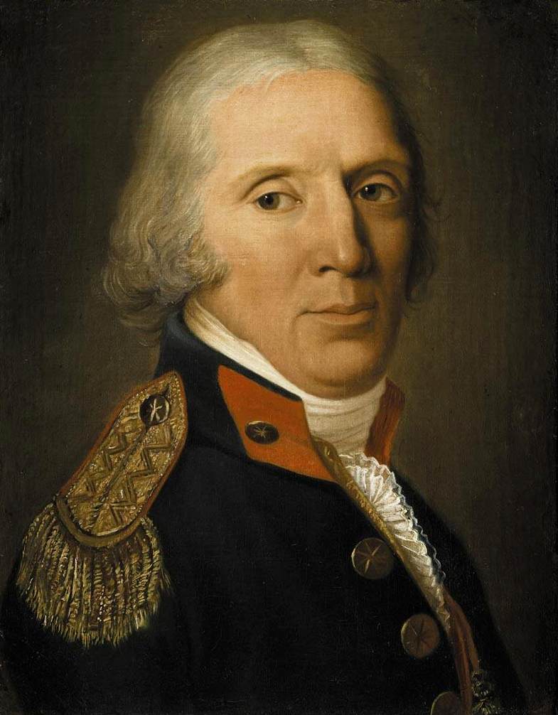 Portrait of Onofrio Boni, vintage artwork by Gaspare Landi, 12x8" (A4) Poster