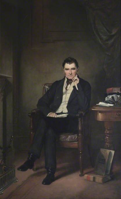 Joseph Warner Henley, vintage artwork by Sir Francis Grant, P.R.A., A3 (16x12") Poster Print