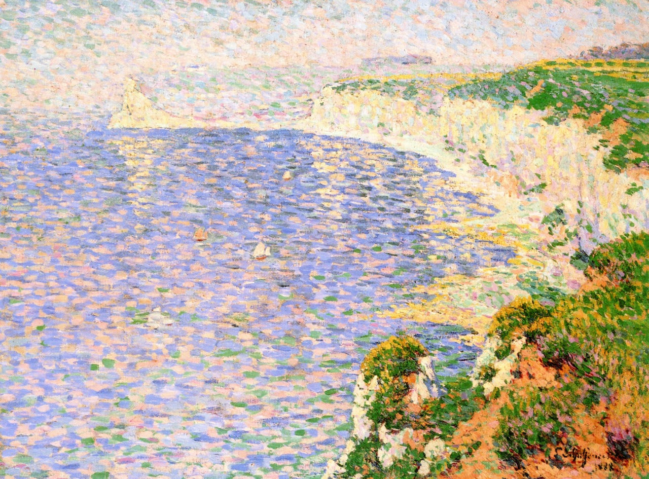 View of the Cliffs at Etretat by Claude-Emil Schuffenecker,A3(16x12")Poster
