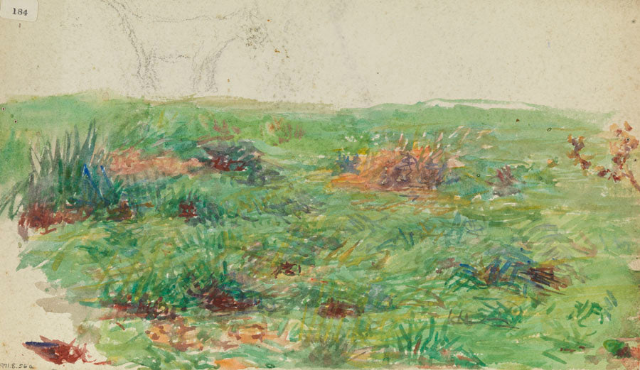 Landscape with Meadow by Thomas P. Anshutz,A3(16x12")Poster