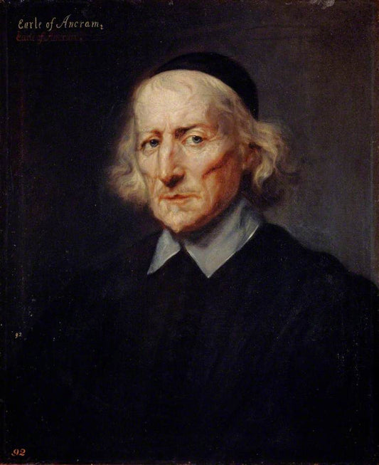 Robert Kerr (1578–1654), 1st Earl of Ancram, Royalist, vintage artwork by Jan Lievens, 12x8" (A4) Poster