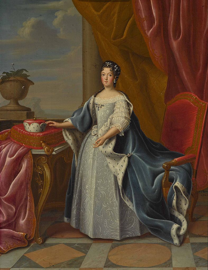 Therese Kunigunde von Bayern, vintage artwork by Peter Jacob Horemans, 12x8" (A4) Poster
