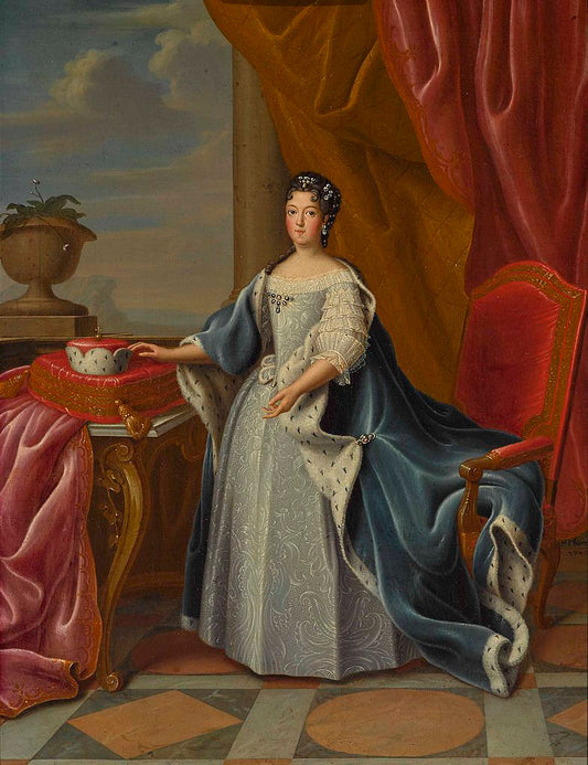 Therese Kunigunde von Bayern, vintage artwork by Peter Jacob Horemans, 12x8" (A4) Poster
