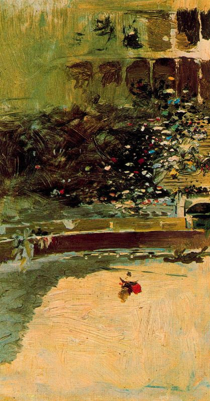 Corrida, vintage artwork by Ignacio Pinazo Camarlench, 12x8" (A4) Poster