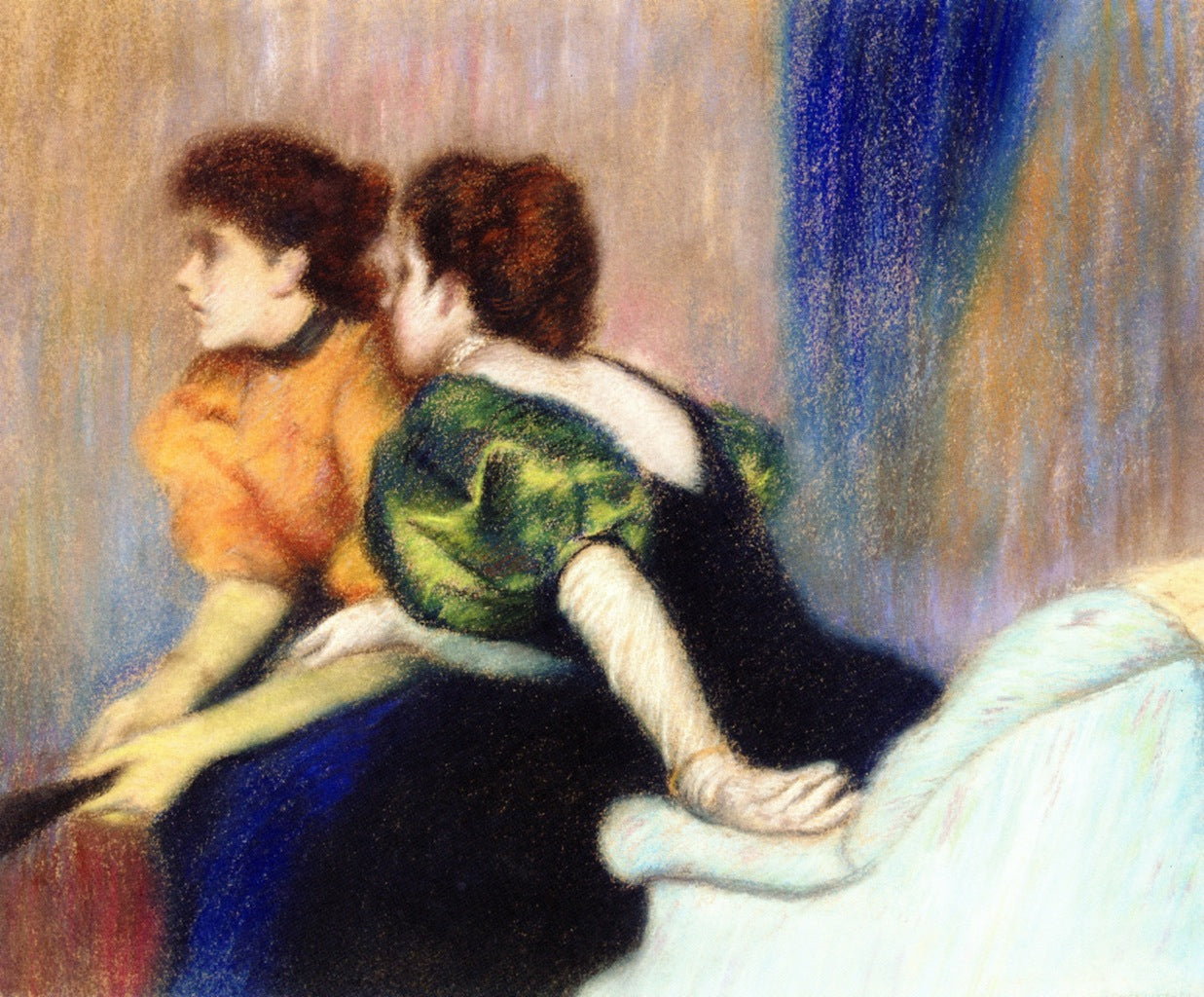 The Box, vintage artwork by Federico Zandomeneghi, 12x8" (A4) Poster