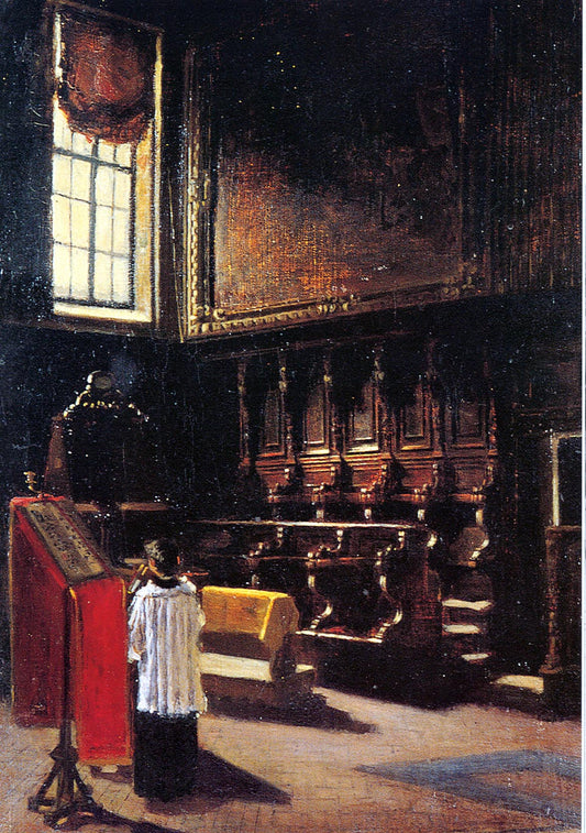 Coro di St.Antonio by Giovanni Segantini,A3(16x12")Poster