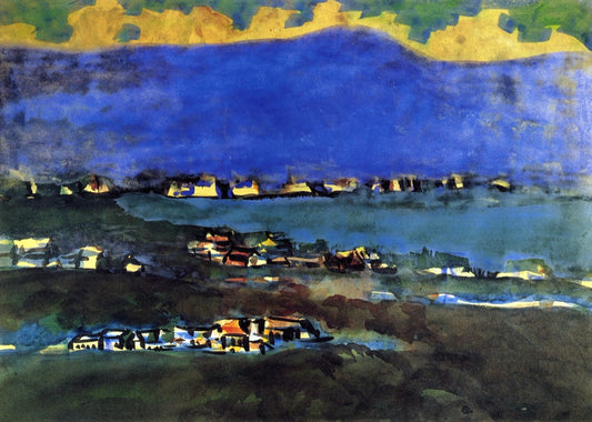 Coaltown, vintage artwork by George Luks, 12x8" (A4) Poster