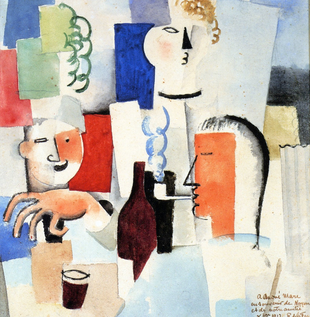 La Madelon, vintage artwork by Roger de la Fresnaye, 12x8" (A4) Poster