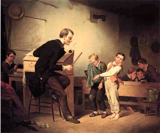The Two Culprits, vintage artwork by Francis William Edmonds, A3 (16x12") Poster Print
