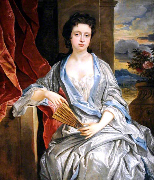 Elizabeth Crewe, Countess of Arran, vintage artwork by John Closterman, 12x8" (A4) Poster