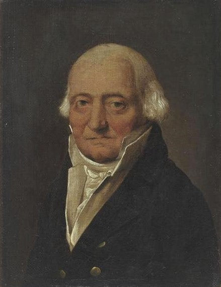Portrait of an Eldery Man, vintage artwork by Louis-Leopold Boilly, 12x8" (A4) Poster