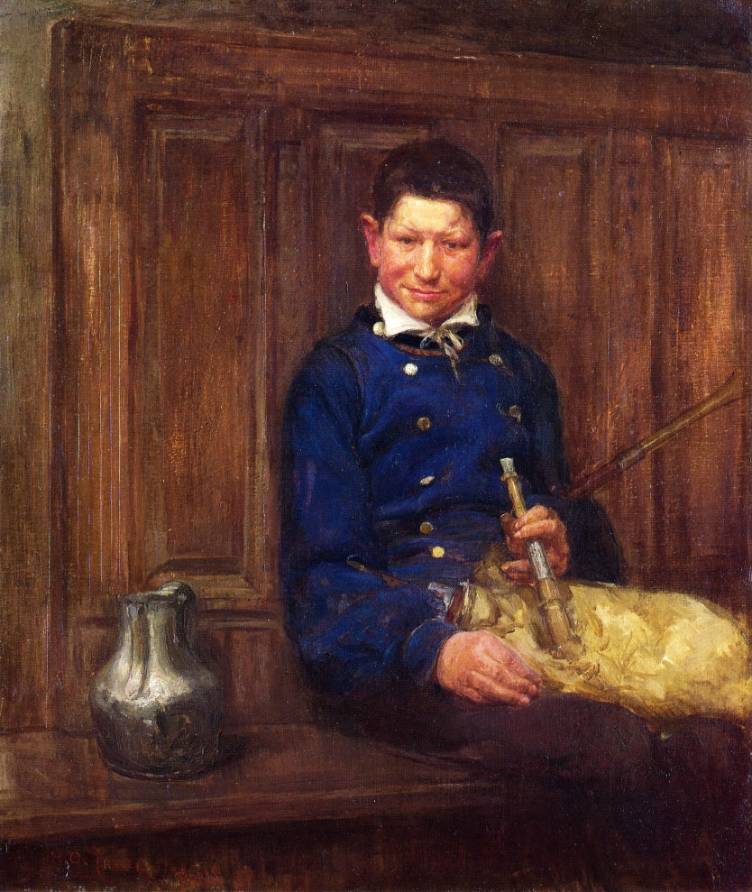 The Bagpipe Player by Henry Ossawa Tanner,A3(16x12")Poster
