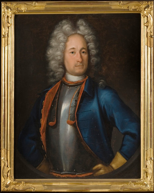 Olof Strömstierna, vintage artwork by Johann Heinrich Wedekind, 12x8" (A4) Poster