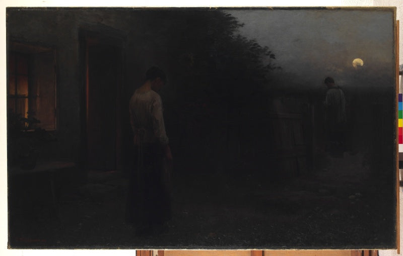 The Last Rites, vintage artwork by Jakub Schikaneder, 12x8" (A4) Poster