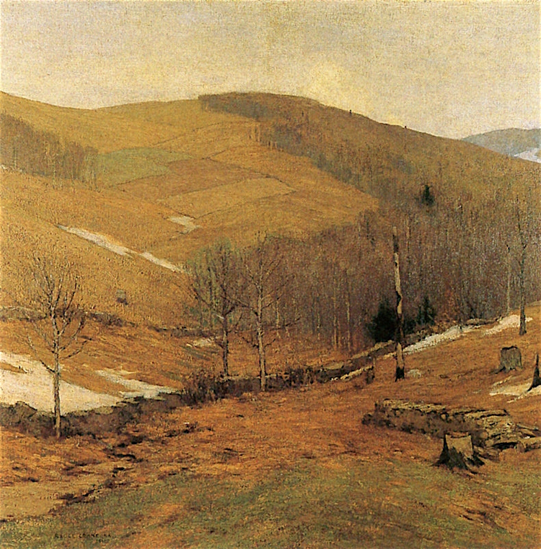 Awakening Hills by Bruce Crane,A3(16x12")Poster