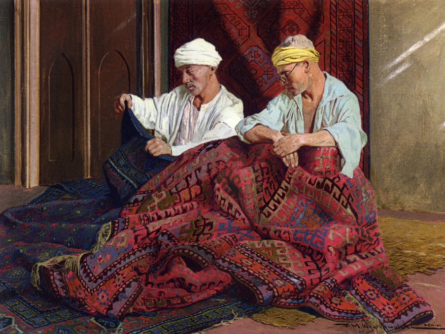 The Carpet Dealers by Feliks Michal Wygrzywalski,16x12(A3) Poster