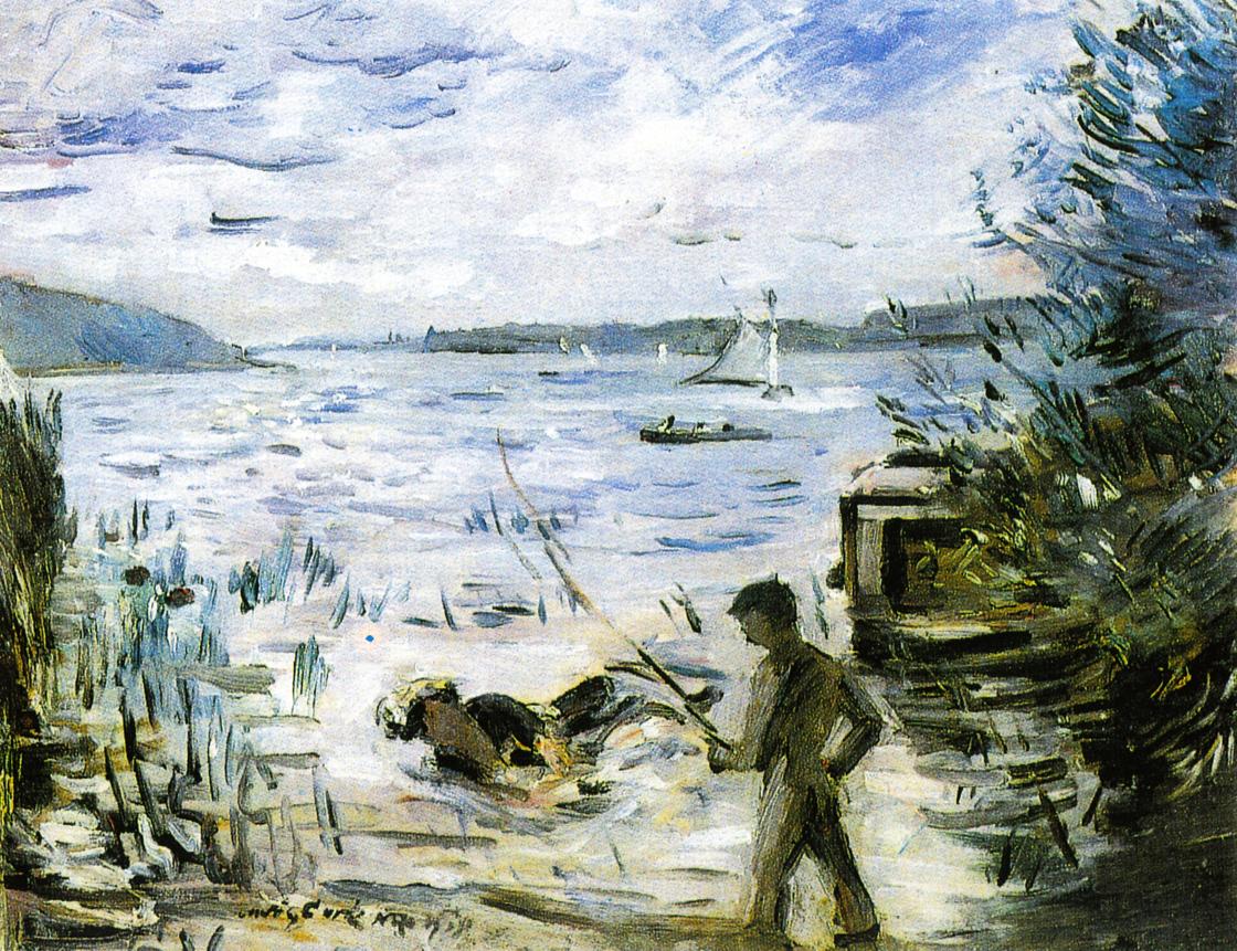 At the Muritzsee by Lovis Corinth,A3(16x12")Poster