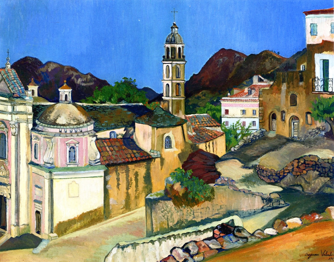 Church at Belgodere, Corsica by Suzanne Valadon,A3(16x12")Poster
