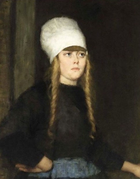Portrait of Aaltje Kaars by Therese Schwartze,A3(16x12")Poster