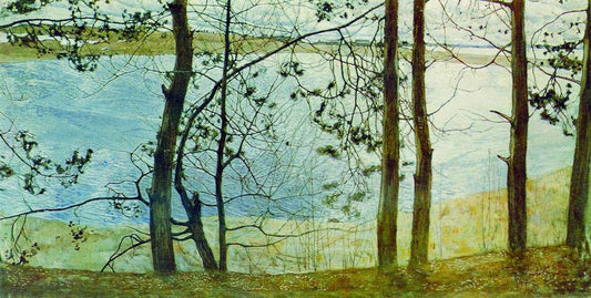 Through the Branches by Isaak Brodsky,16x12(A3) Poster