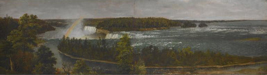 Niagara and the Rapids, vintage artwork by John Vanderlyn, 12x8" (A4) Poster