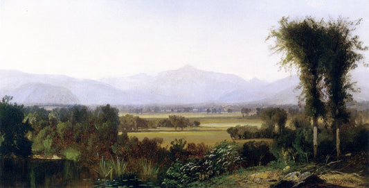 Mount Washington from Sunset Hill, vintage artwork by Harrison Bird Brown, 12x8" (A4) Poster