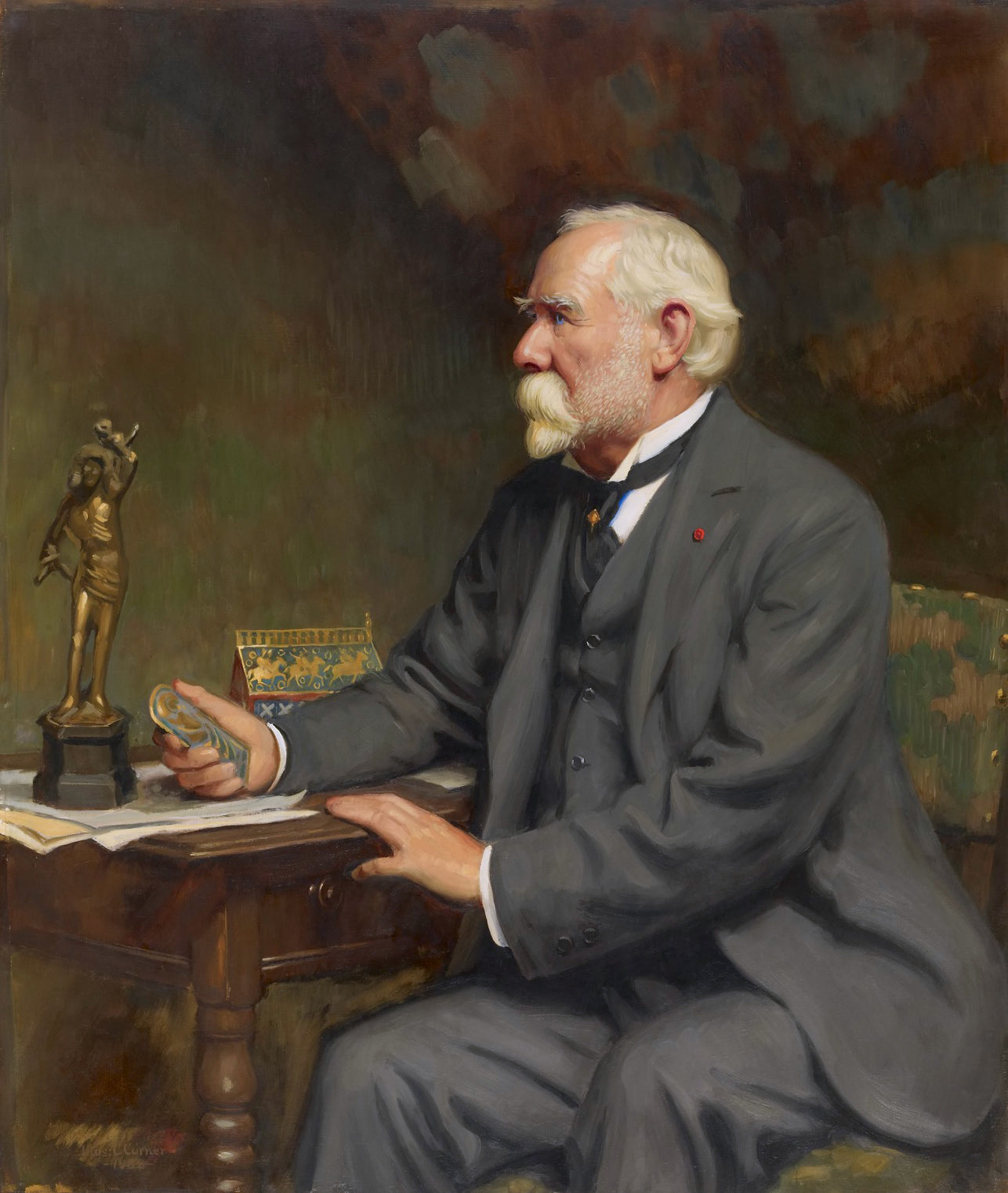 Henry Walters (1848-1931) by Thomas Cromwell Corner,A3(16x12")Poster