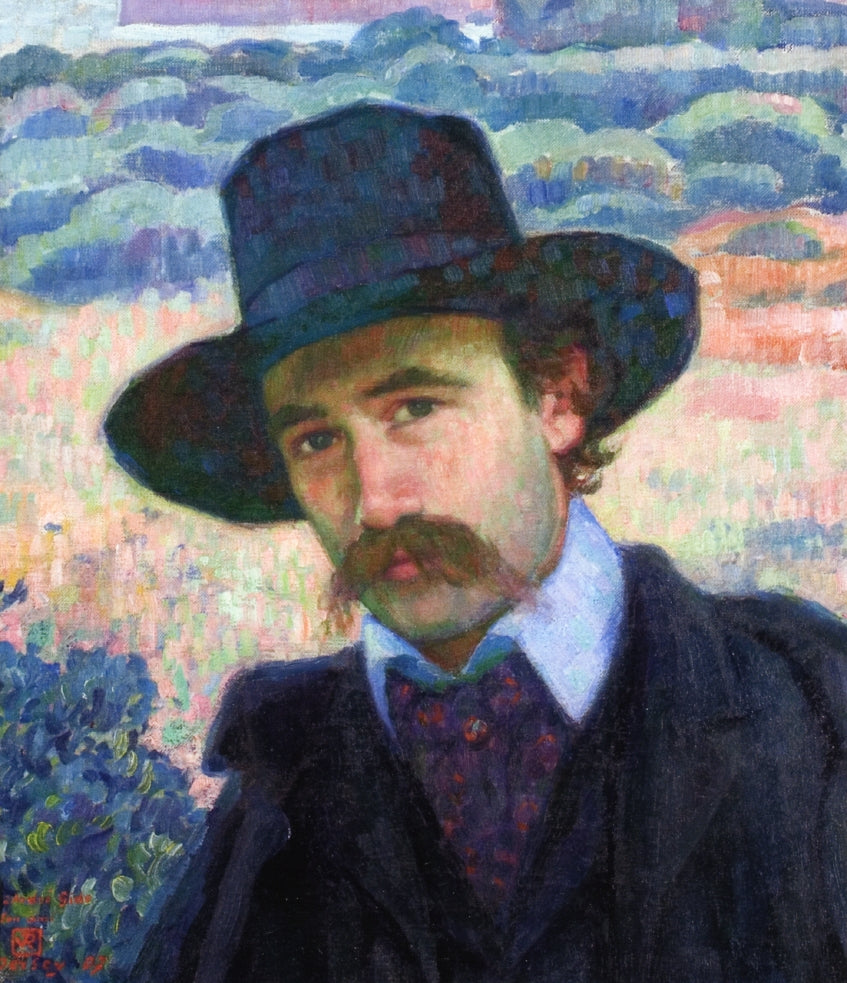 Andre Gide at Jersey by Theo van Rysselberghe,A3(16x12")Poster