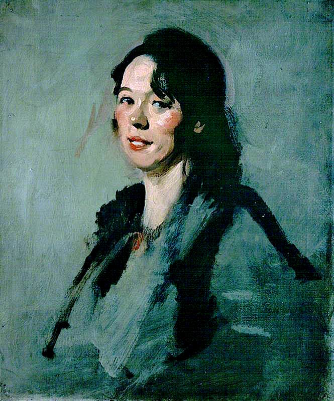 Jeannie Blyth by Samuel John Peploe,16x12(A3) Poster