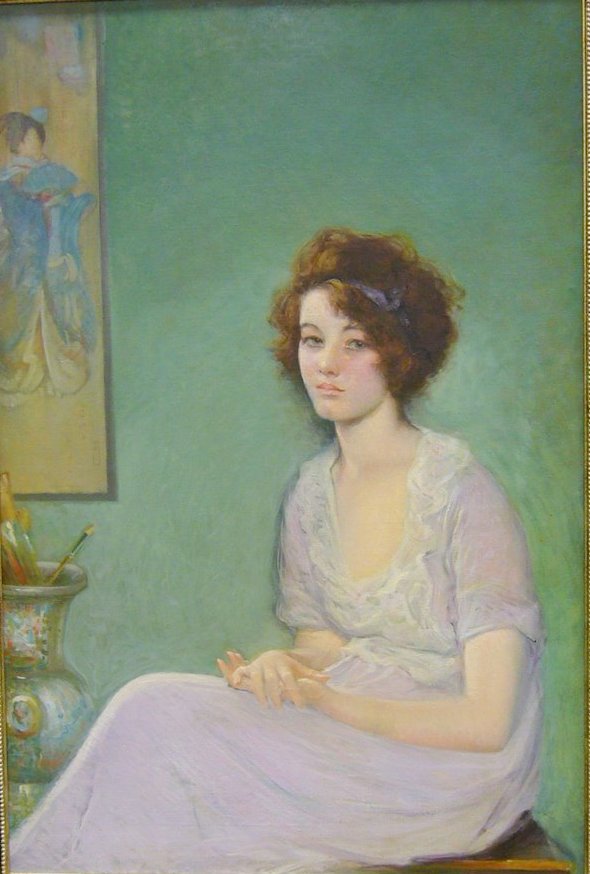 Ester Votaw, vintage artwork by Walter Gilman Page, 12x8" (A4) Poster