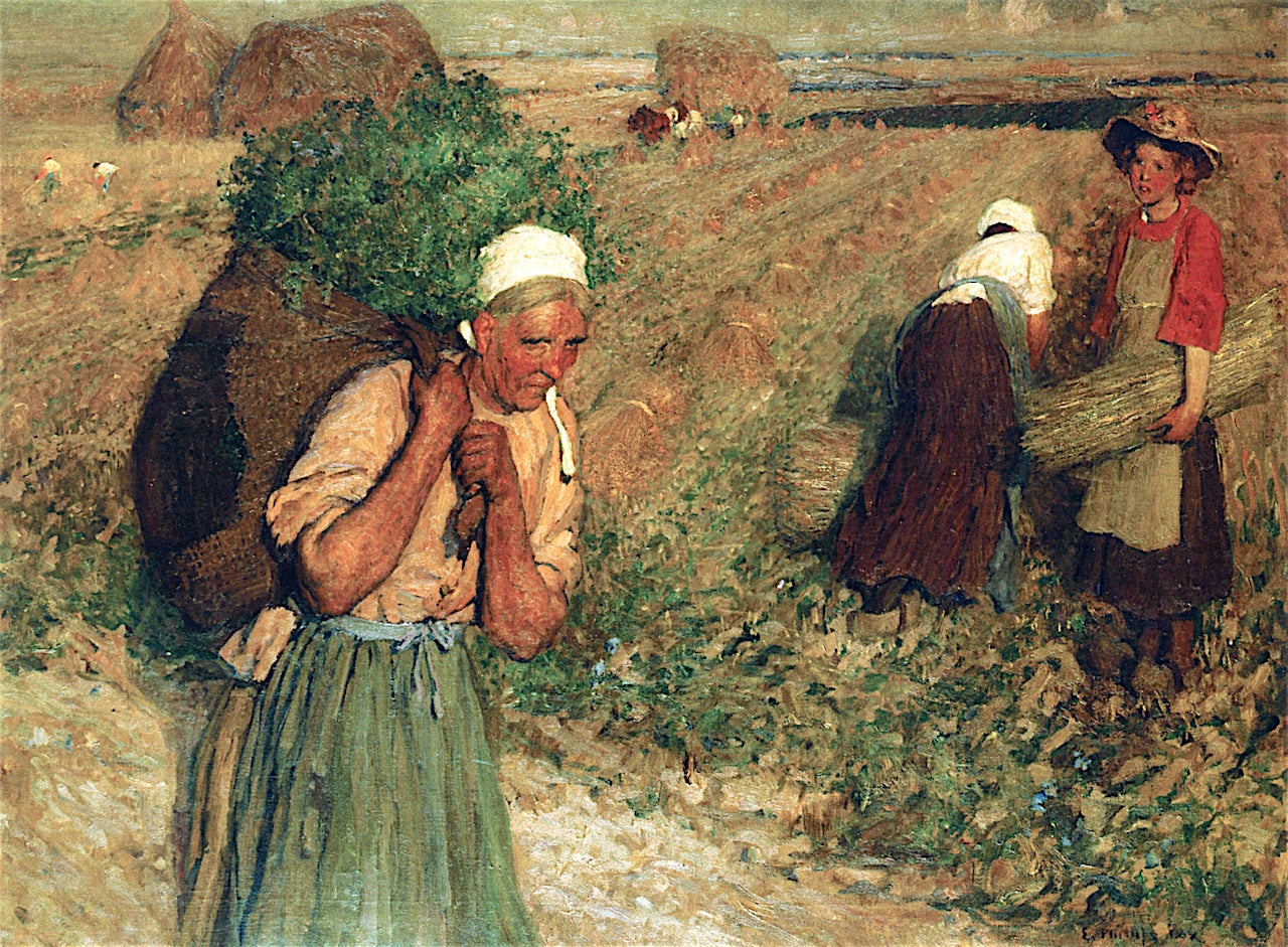 The Harvest Field by Emanuel Phillips Fox,A3(16x12")Poster
