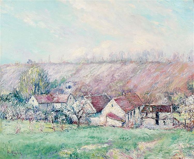 Orchard in Bloom by Hamlet by Paul Vogler,A3(16x12")Poster