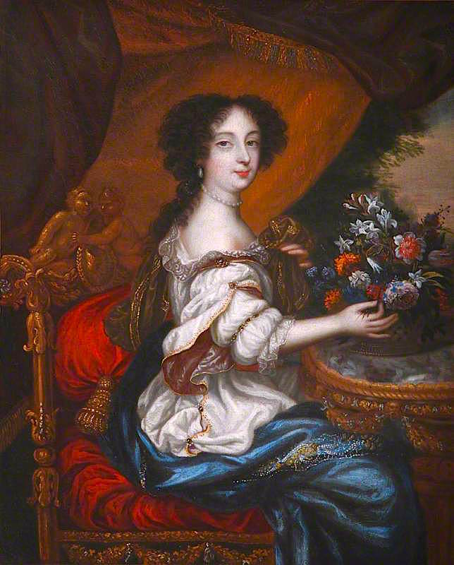 Barbara Villiers, Countess of Castlemaine and Duchess of Cleveland, vintage artwork by Henri Gascar, 12x8" (A4) Poster