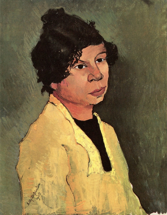 Gypsy Woman, vintage artwork by Felix Nussbaum, 12x8" (A4) Poster