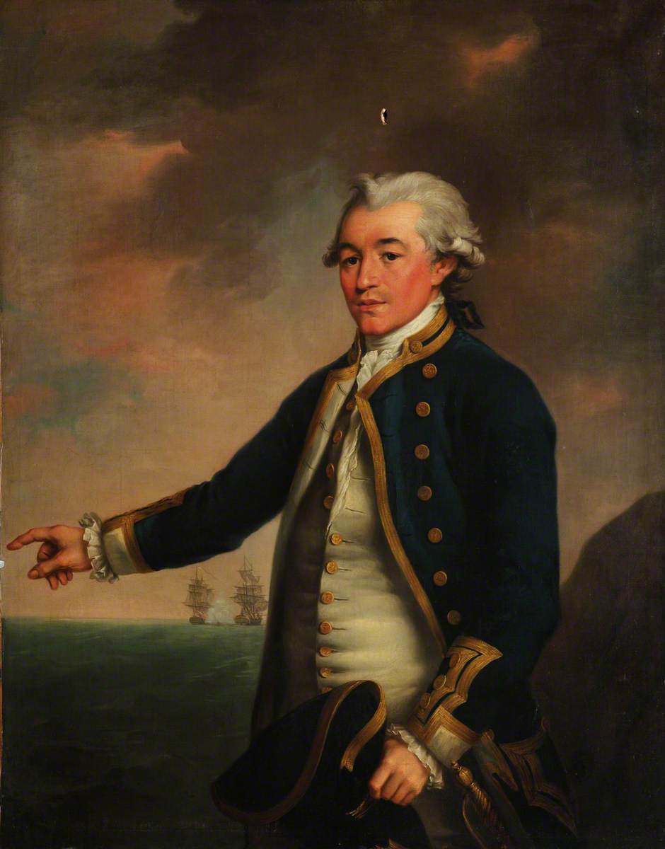 Captain Peacock, vintage artwork by John Francis Rigaud, 12x8" (A4) Poster