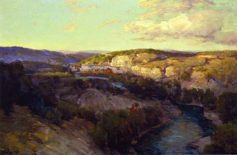 Cliffs on the Guadalupe by Julian Onderdonk,16x12(A3) Poster