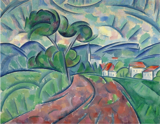 The Road to a Village by Vladimir Baranoff-Rossine,16x12(A3) Poster