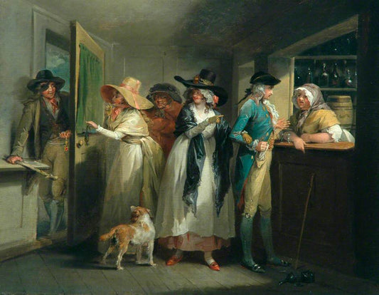 Easy Money, vintage artwork by George Morland, 12x8" (A4) Poster