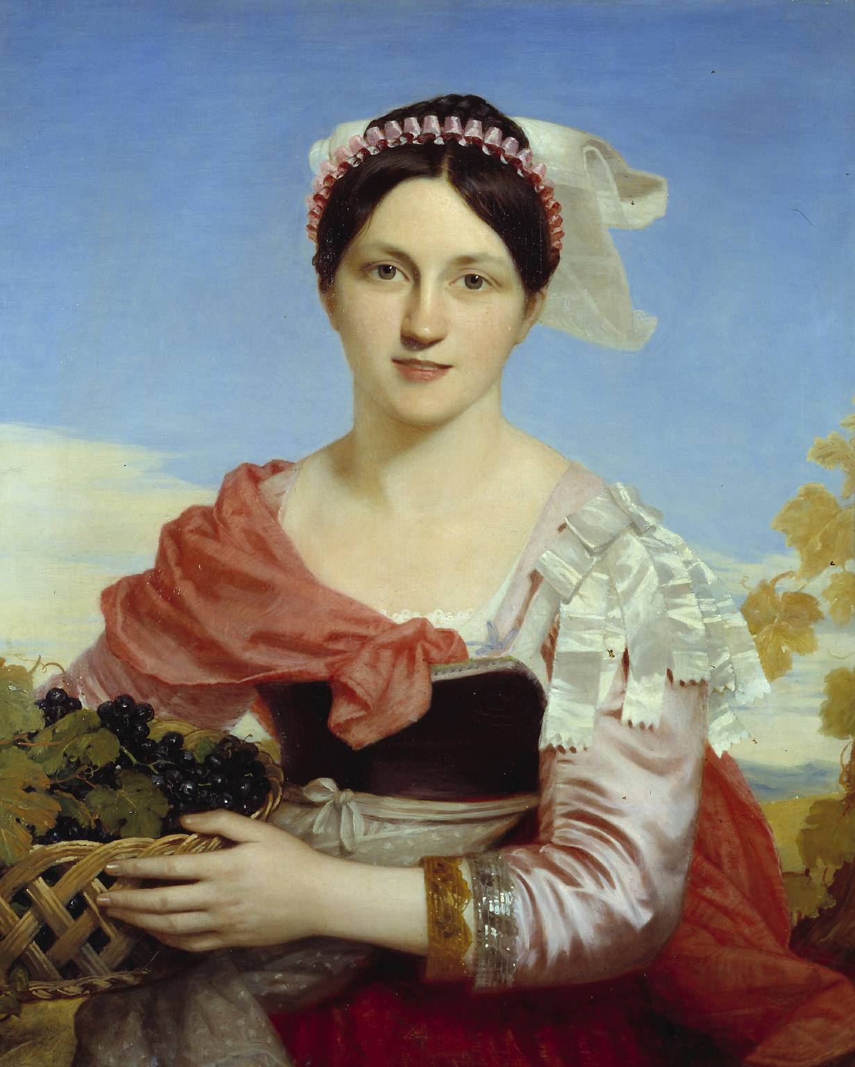 Mrs Charles H. Bellenden Ker, vintage artwork by Sir Charles Lock Eastlake, RA, A3 (16x12") Poster Print