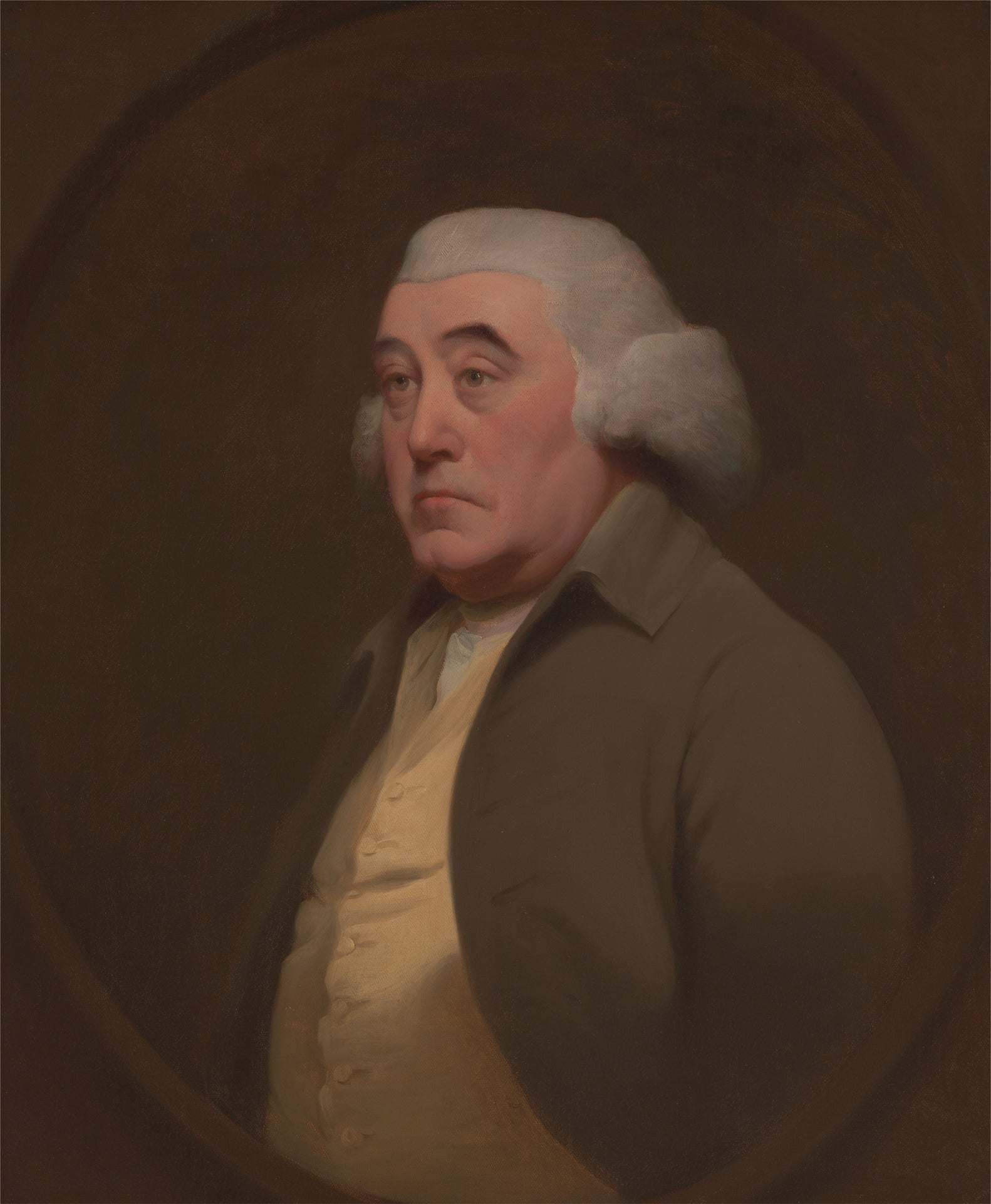 Dr. Richard Wright, vintage artwork by Joseph Wright of Derby , 12x8" (A4) Poster