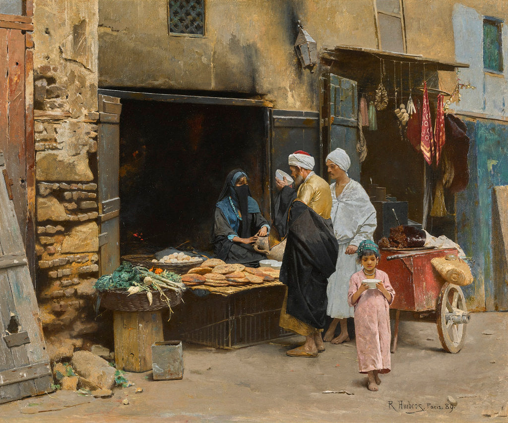 The Baker’s Shop, Cairo by Raphael Ambros,A3(16x12")Poster
