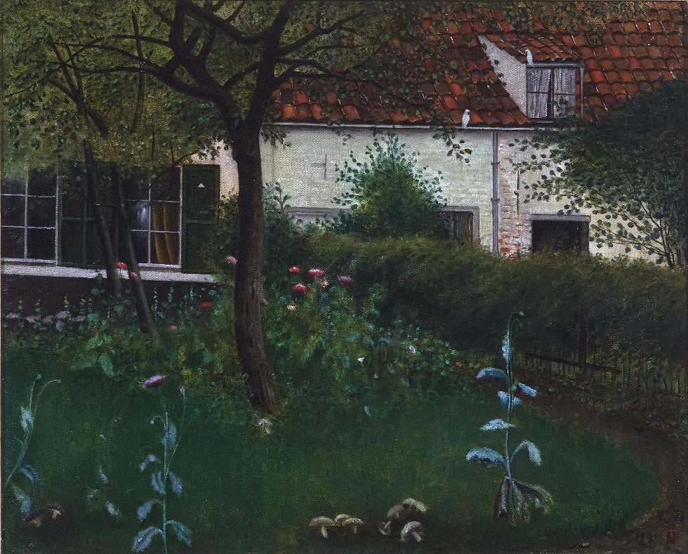 Jardin mysterieux by William Degouve de Nuncques,A3(16x12")Poster